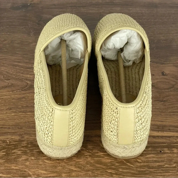 NEW J. Crew Woven Natural Raffia Espadrille Flats size 11‎ ivory $118 - Picture 6 of 10